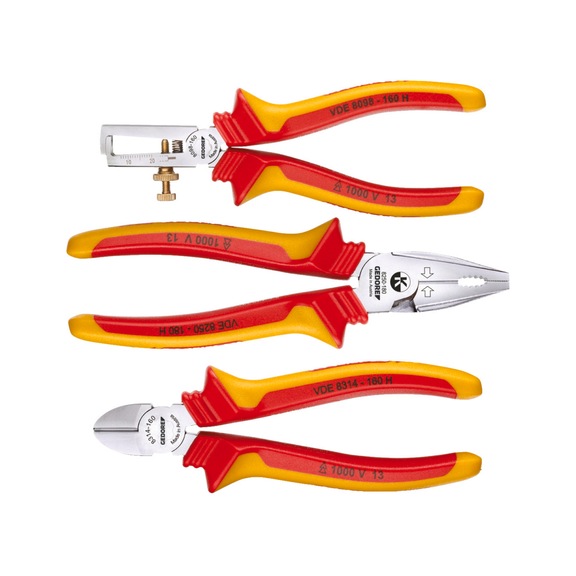 GEDORE VDE pliers set 3-piece in L-BOXX Mini 1708244 - Tool assortment