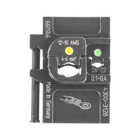 GEDORE modular insert for insulated cable lugs 0.1-0.4/4-6 1830554 - Crimping pliers