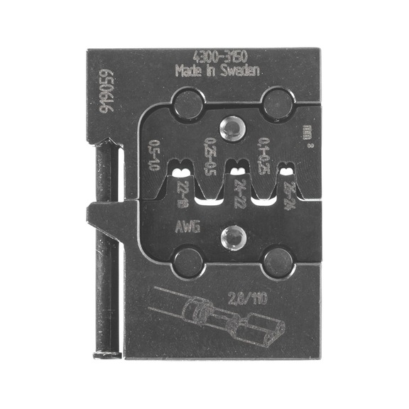 GEDORE modular insert for blade receptacles 2.8 1830635 - Crimping pliers