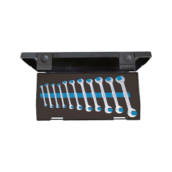 GEDORE double open-end wrench set 11-piece 4.5-13 mm 1879146 - Drawer organizer material (workshop equipment, parts)