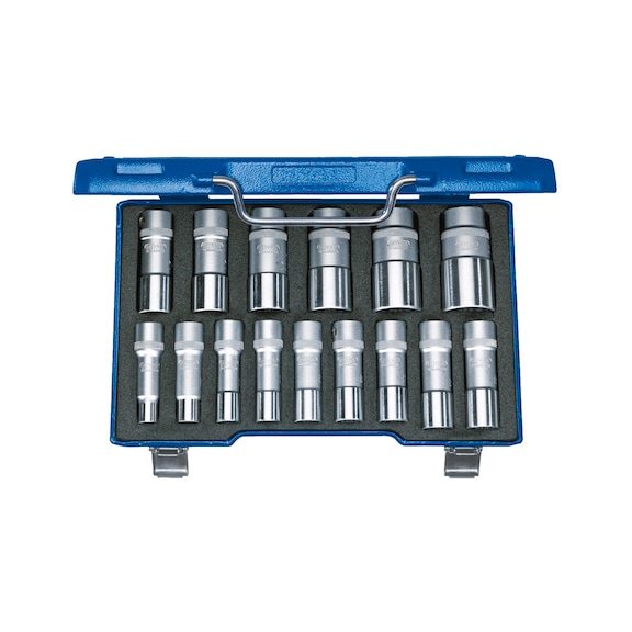 GEDORE Socket wrench set 1/2 inch 15-piece UD 10-32 mm 2190214 - Socket wrench set