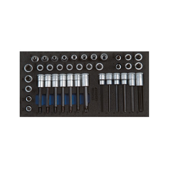 GEDORE screwdriver bit set 3/8 inch check tool module 39-piece 2308983 - Screwdriver bit (assortment)