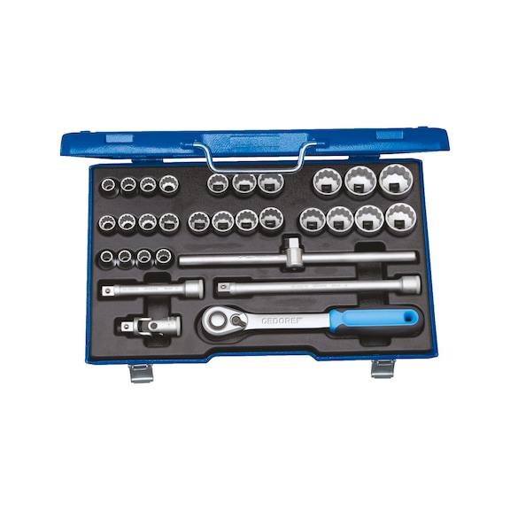GEDORE socket wrench set 1/2 inch 31-piece 2546043 - Socket wrench set