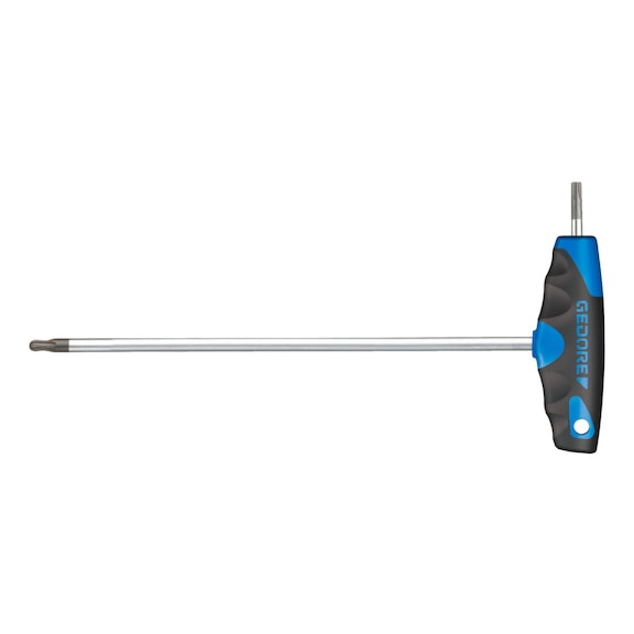 GEDORE Hex key L-wrenches with 2C T-handle internal TX T15 2647494 - TX offset screwdriver