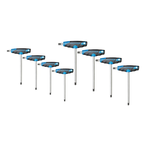 GEDORE 8-piece offset screwdriver set 3037371 - Hexagonal offset screwdriver set