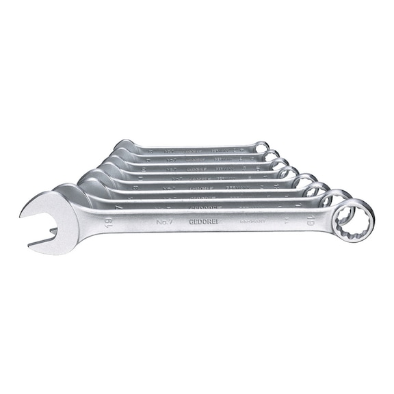 GEDORE Combination wrench set 8-piece UD profile 8-19 mm 6092850 - Combination wrench set