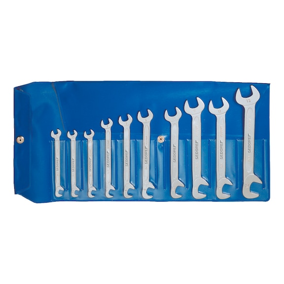 GEDORE double open-end wrench set 10-piece 5-13 mm 6099000 - Drawer organizer material (workshop equipment, parts)