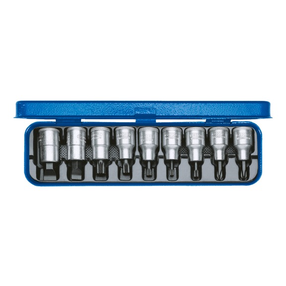 GEDORE Screwdriver set 1/2 inch 9-piece IS-PH-XZN 6150050 - Screwdriver set