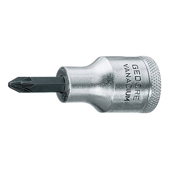 GEDORE screwdriver bit insert 1/2 inch cross recess PZ 3 6156760 - Hexagon socket screwdriver