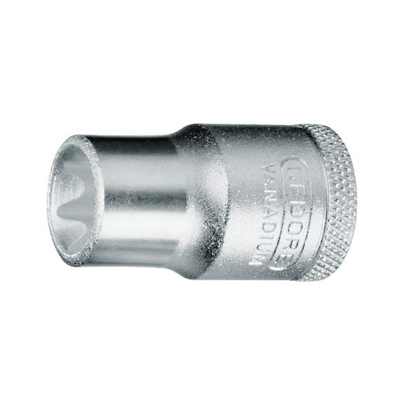 GEDORE Socket wrench bit 1/2 inch external TX E18 6194500 - Hexalobular socket (socket wrench)