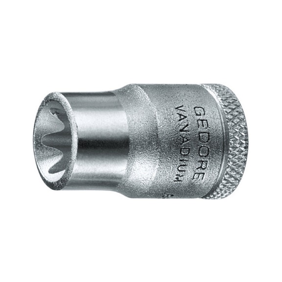 GEDORE Socket wrench bit 3/8 inch external TX E8 6250510 - Hexalobular socket (socket wrench)