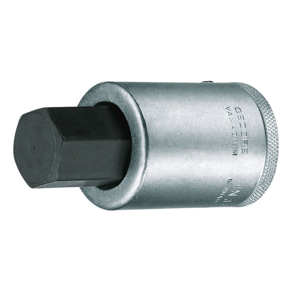 GEDORE Schraubendrehereinsatz 3/4 Zoll Innen-6-kant 22 mm 6276150 - Innensechskant-Schraubendrehereinsatz