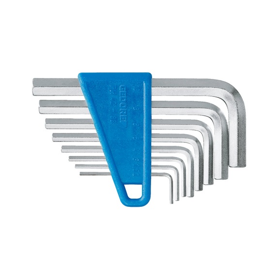 GEDORE Hex key L-wrench set in holder 8-piece 2-10 mm 6352000 - Hex key L-wrench set