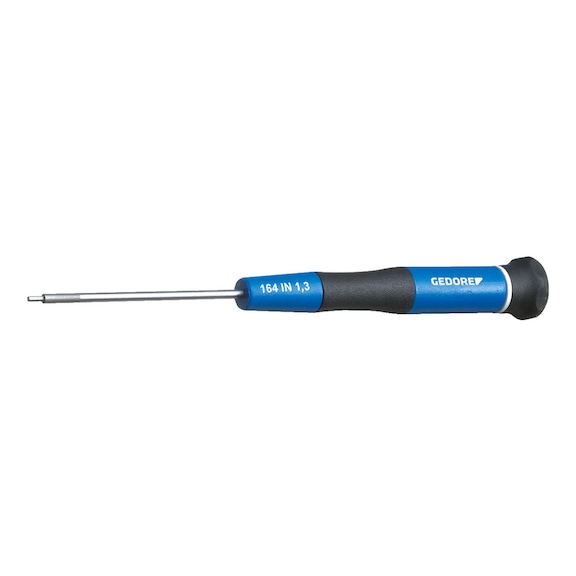 GEDORE Electronic screwdriver, hexagon socket 3 mm 6443740 - Hexagon socket screwdriver with handle