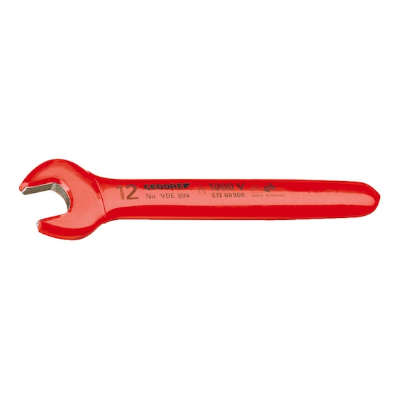 GEDORE VDE open-end wrench 12 mm 6572390 - VDE open-end wrench