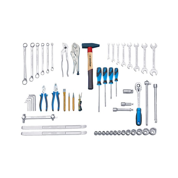 GEDORE tool assortment 67-piece ZOLL 6607280 - Hand tool assortment