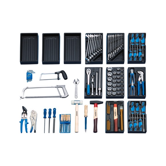 GEDORE Universal tool set 100-piece 6612790 - Hand tool assortment