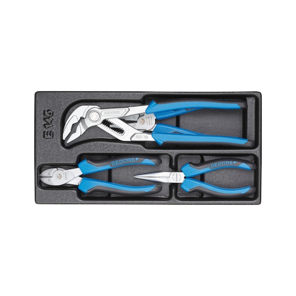 GEDORE pliers assortment in 1/3 ES module 4-piece 6614650 - Pliers set