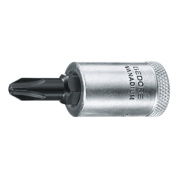 GEDORE Schraubendrehereinsatz 3/8 Zoll Kreuzschlitz PH 3 6666960 - Kreuzschlitz-Schraubendrehereinsatz