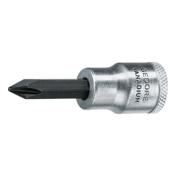 GEDORE Schraubendrehereinsatz 3/8 Zoll Kreuzschlitz PH 2 6666880 - Kreuzschlitz-Schraubendrehereinsatz