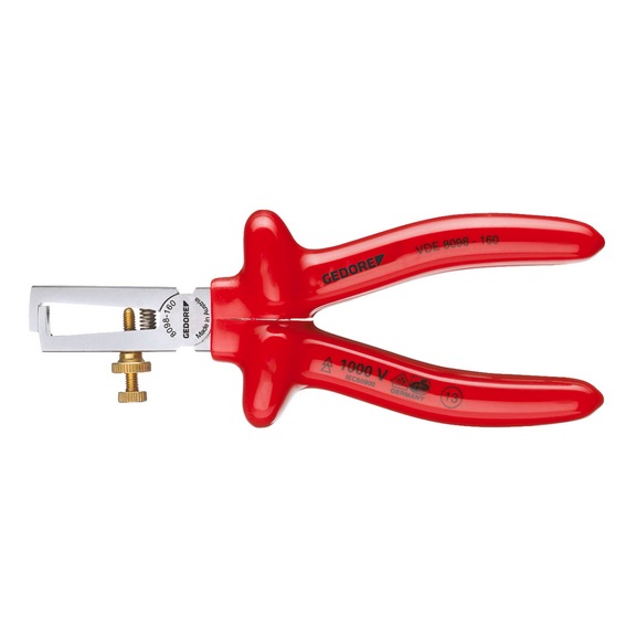 GEDORE VDE wire strippers with dipped insulation 160 mm 6708980 - Wire stripper