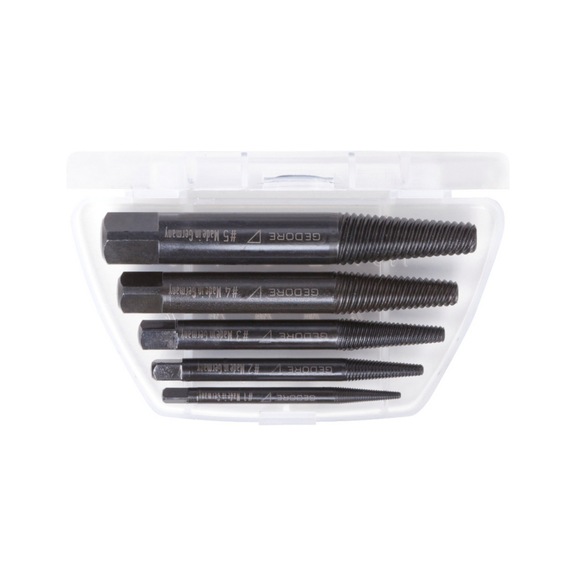 GEDORE Screw extractor set 5-piece M3-M18 6759620 - Screw extractor set