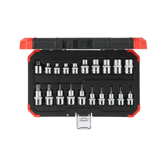 GEDORE RED socket wrench set 1/2 inch TX 20-piece 3300045 - Socket wrench set