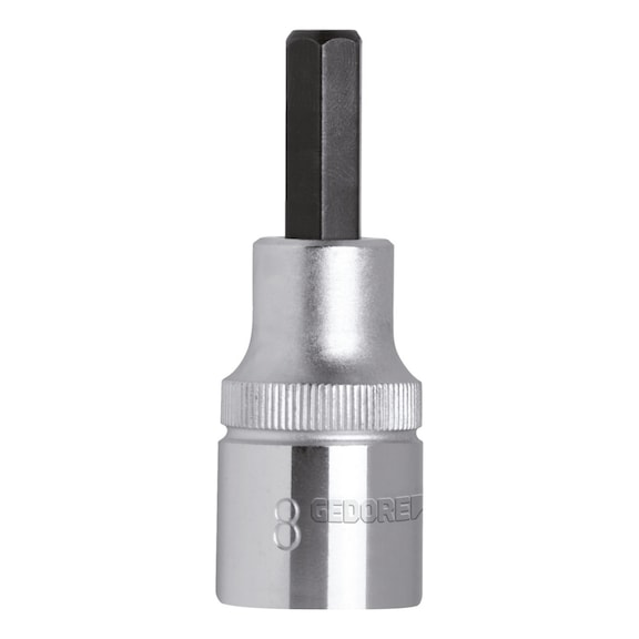 GEDORE RED screwdriver bit 1/2 inch 9 mm length 55 mm 3300363 - Hexagon socket screwdriver bit