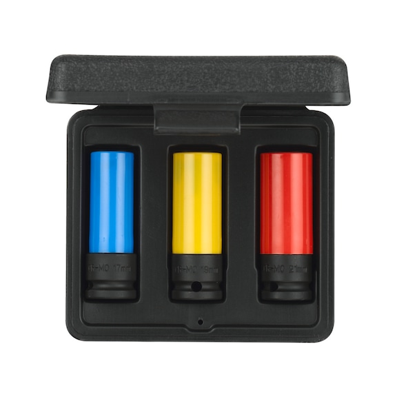 GEDORE RED Power wrench socket set 1/2 inch 3-piece 3300578 - Impact screwdriver (set)