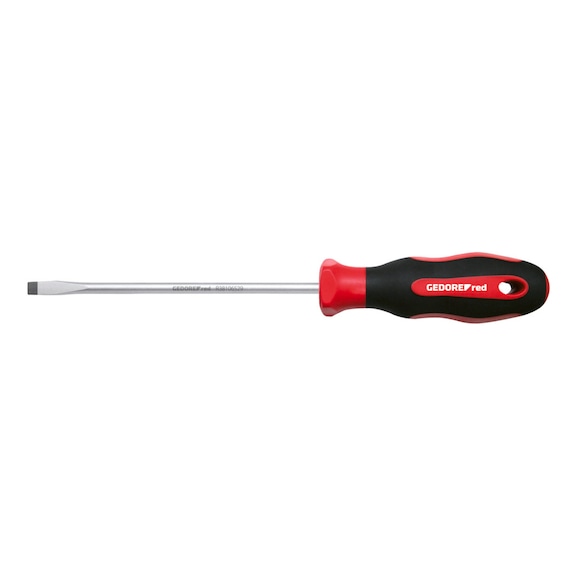 GEDORE RED 2C screwdriver, slotted 10 mm 1.6x200 mm 3301237 - Slotted screwdriver