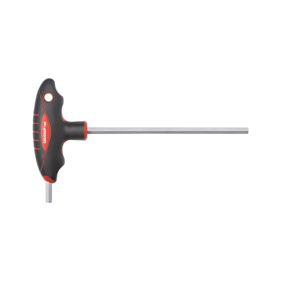 GEDORE RED 2C T-handle offset screwdriver hexagonal 3 mm 3301275 - Hexagon socket screwdriver with cross handle