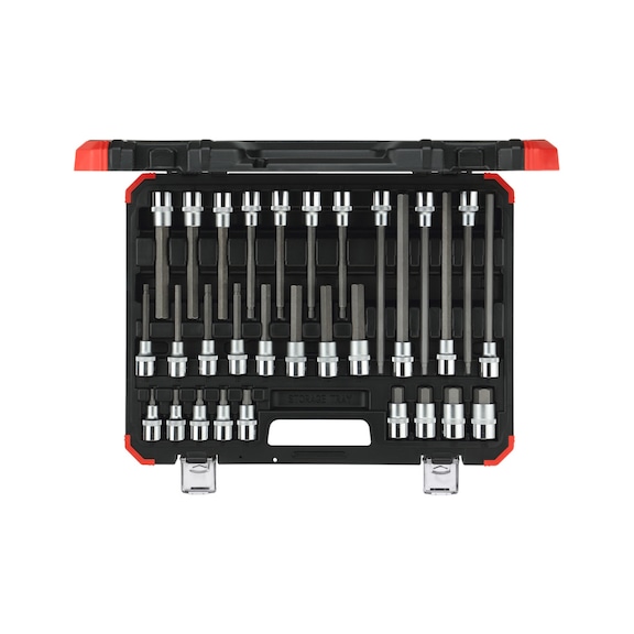 GEDORE RED Screwdriver bits 1/2 inch hexagon 30-piece 3301573 - Screwdriver bits (assortment)