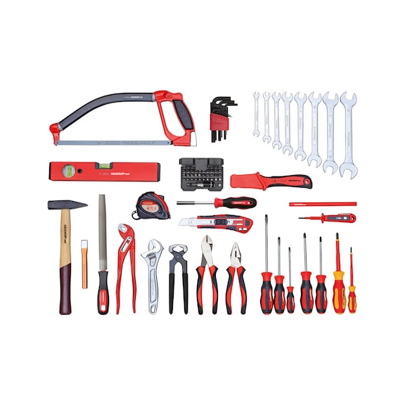GEDORE RED BASIS tool set in tool case 72-piece 3301630 - Hand tool assortment
