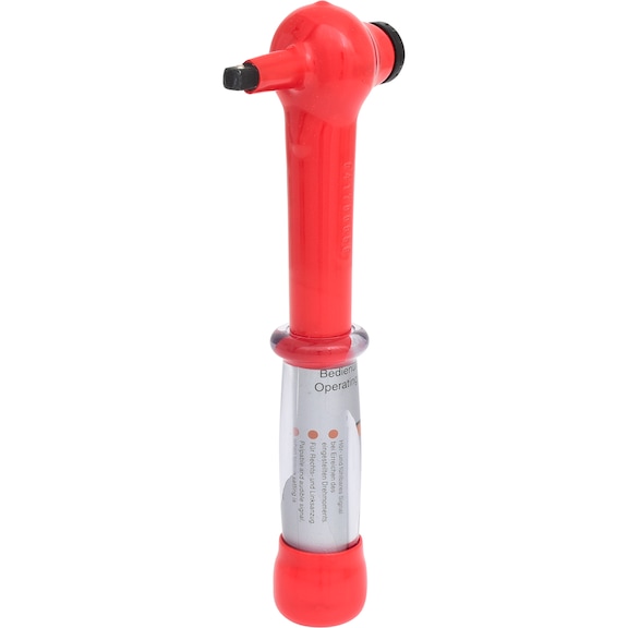KS TOOLS 1/4 inch mini torque wrench with protective insulation, 5–25 Nm - VDE torque wrench
