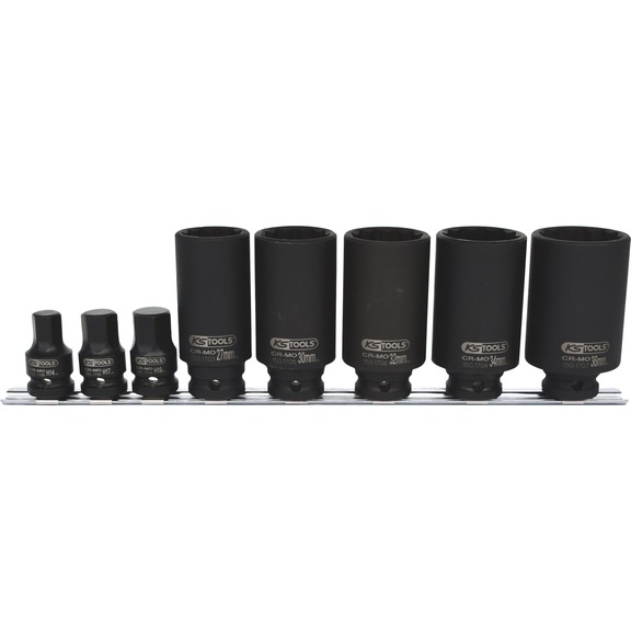1/2 inch special drive shaft socket set, 8-piece - Additional socket wrench insert (hexagonal)