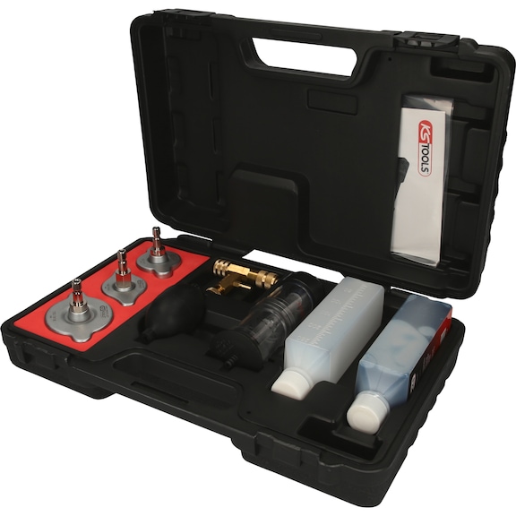 CO2 cylinder head leak test kit, 8 pieces - Coolant circuit (automotive, assembly, other)