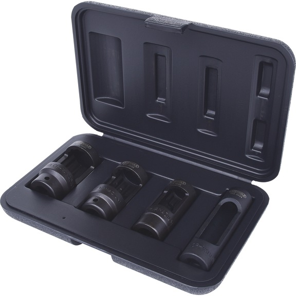 1/2 inch diesel injector socket set, 4-piece - Socket wrench (set)