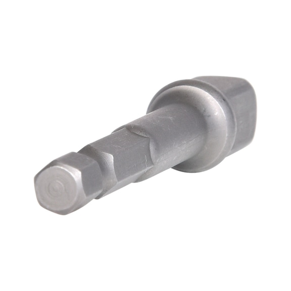 1/4 inch square adapter, for 3/8 inch socket - 1/4 inch bit adapter