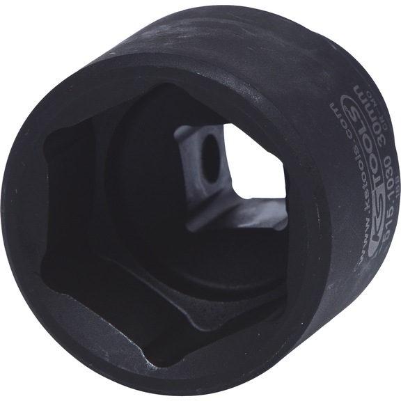 1/2 inch hex power socket, short, 30 mm - 1/2 inch hex power socket