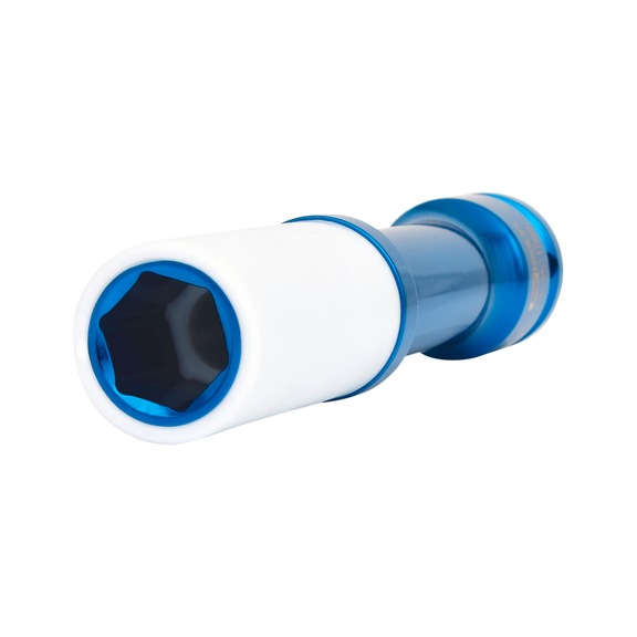 1/2 inch aluminium rim power socket, XL, 17 mm - 1/2 inch aluminium rim power socket