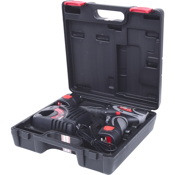 1/4 inch cordless bit screwdriver, 24 Nm, 400 rpm, 10.8 V, with 2 batteries and 1 charger - Cordless drill/driver