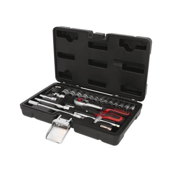 1/4 inch socket wrench set, 25-piece - Socket wrench (set)