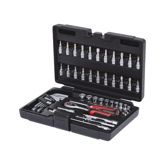 1/4 inch socket wrench set, 51 pieces - Socket wrench (set)