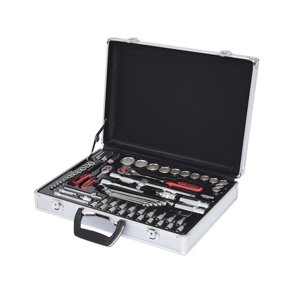 1/4 inch, 1/2 inch socket wrench set, 70 pieces - Socket wrench (set)