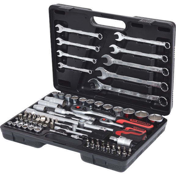 1/4 inch, 1/2 inch socket wrench set, 82 pieces - Socket wrench (set)