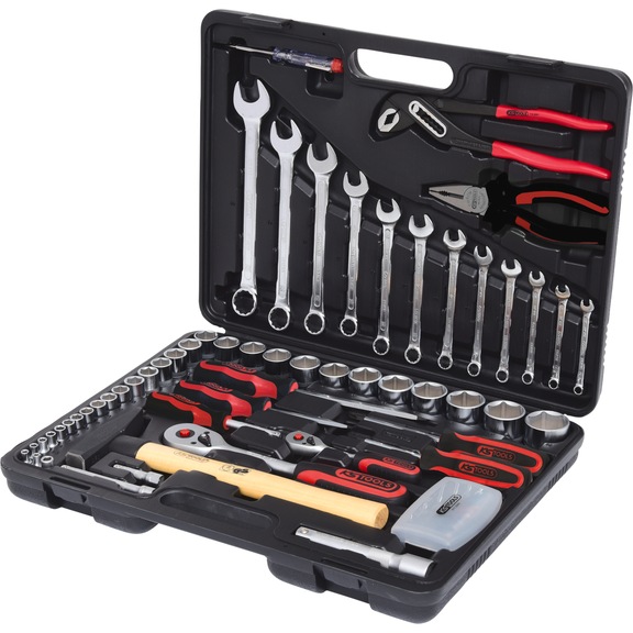 1/4 inch, 1/2 inch tool set, 88 pieces - Socket wrench (set)