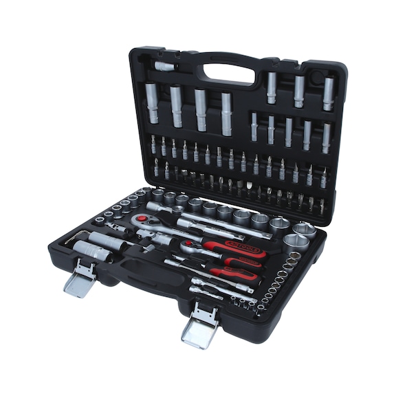 1/4 inch, 1/2 inch socket wrench set, 94 pieces - Socket wrench (set)