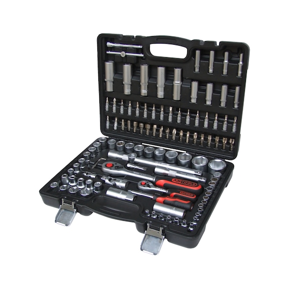 KS TOOLS 1/4 inch, 1/2 inch socket wrench set, 108 pieces - Socket wrench (set)
