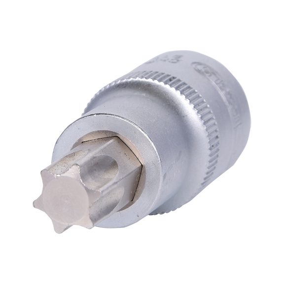 1/2 inch TX socket wrench, T55 on hanger - 1/2 inch Torx bit socket