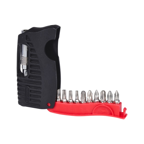 1/4 inch mini bit case, 11-piece TX, PH, PZ - Bit set